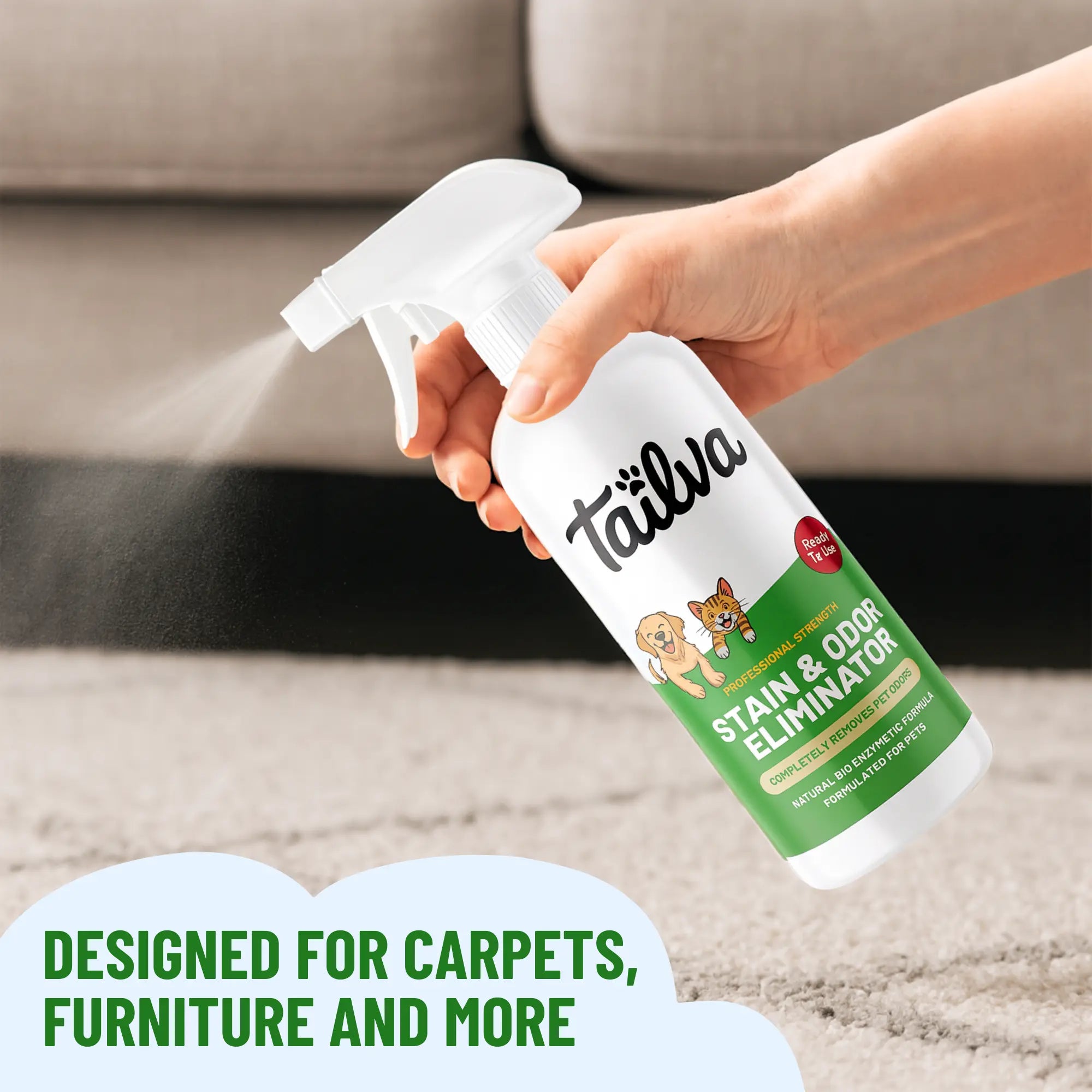 Instant Stain & Odor Remover full Solution - Tailva
