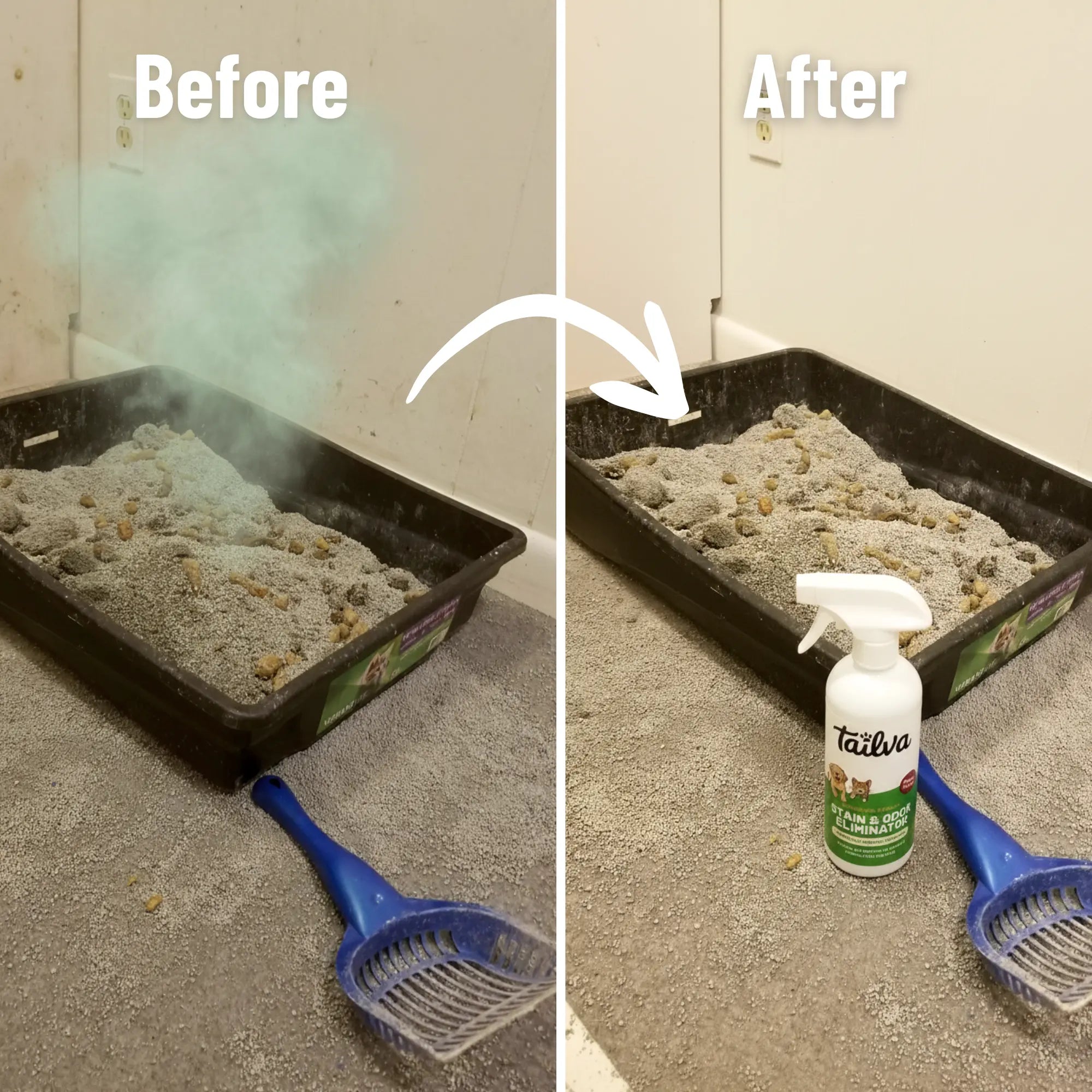 Cat Urine & Litter Odor Eliminator full solution - Tailva