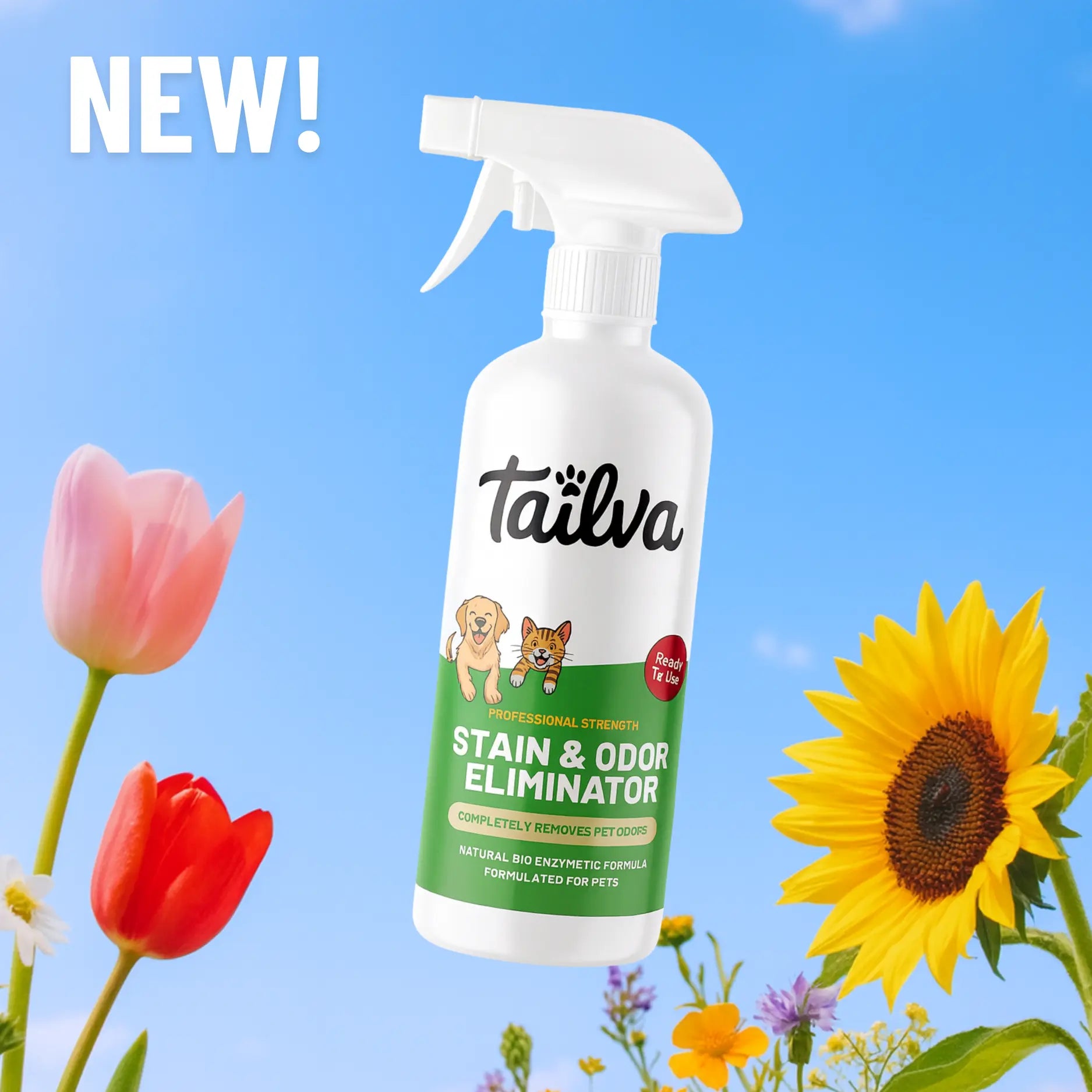 NEW! Stain & Odor Remover Flower Boost Scent - Tailva