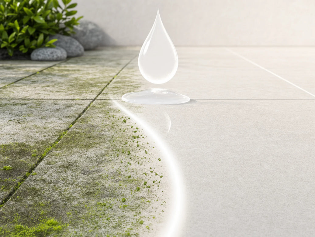 1. It Dissolves Moss and Algae the Moment It Touches Them