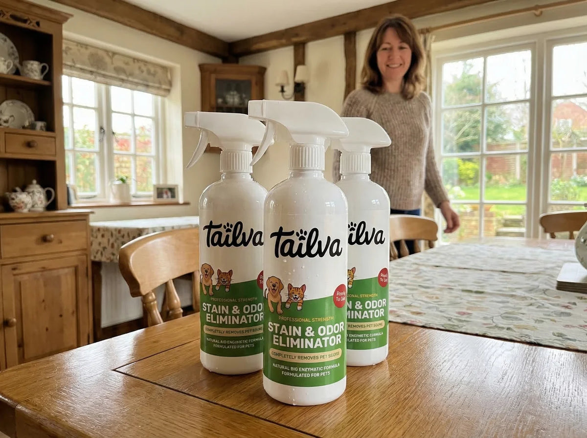 Tailva Stain & Odour Remover bottle